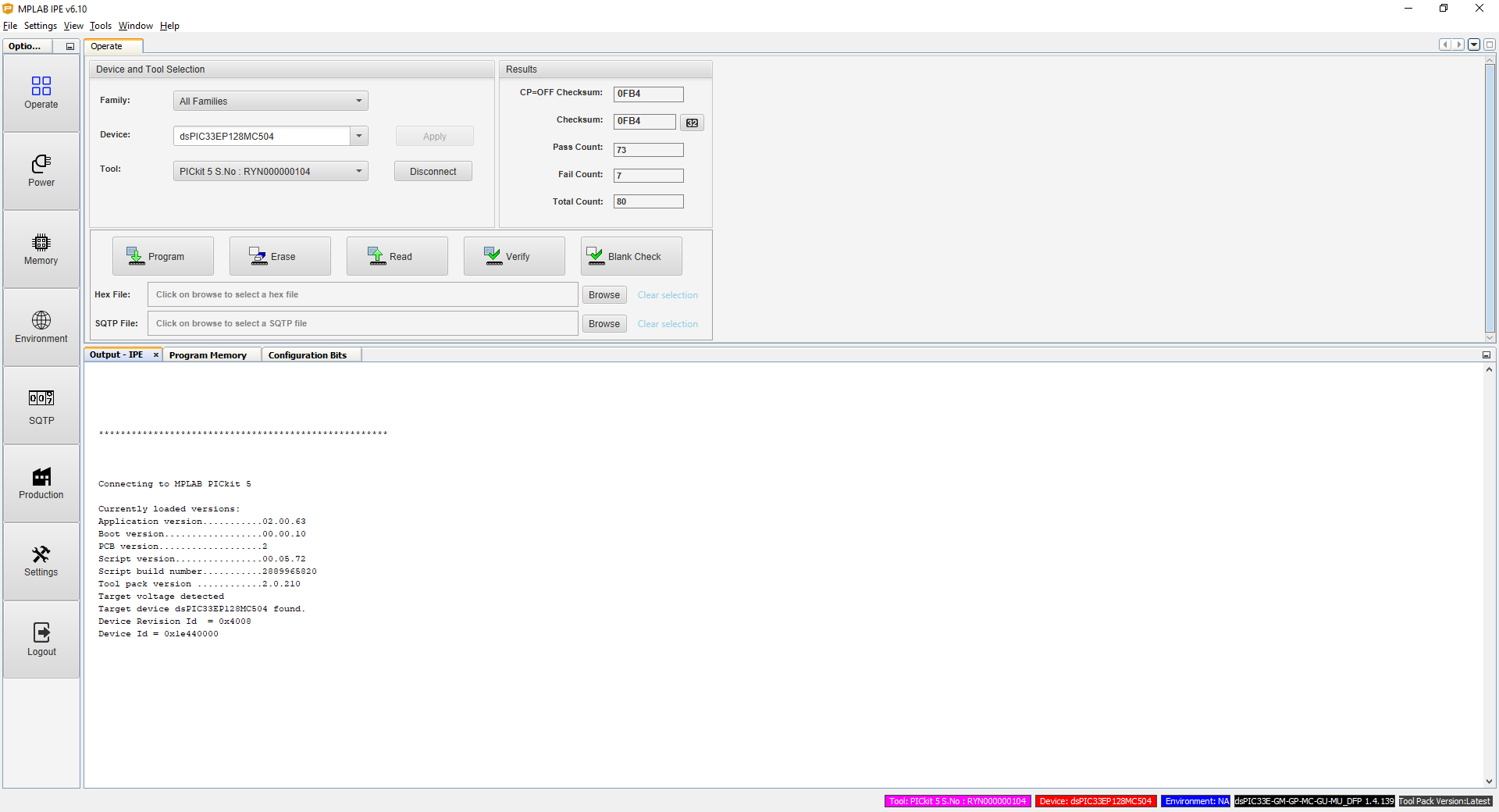 PICkit 5 not connecting