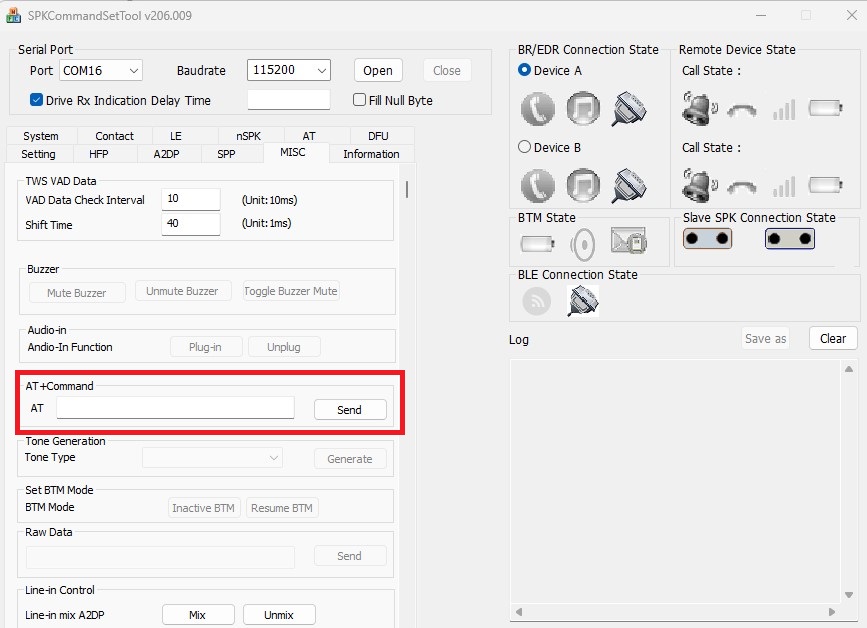 BM83 configuration issue